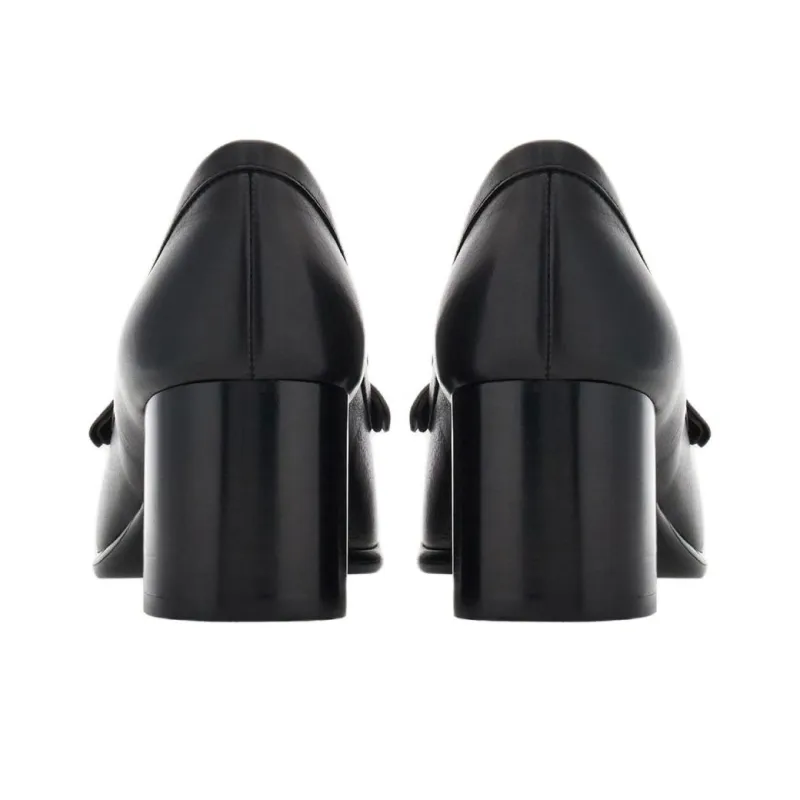FERRAGAMO 60mm Gancini-ornament Loafer Pumps-3