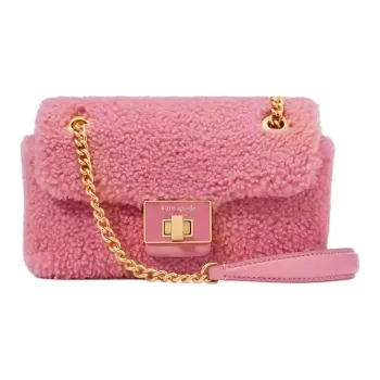 Kate Spade Evelyn Lambskin Shoulder Bag, Crossbody Bag Small Size Women's Light Feather Pink