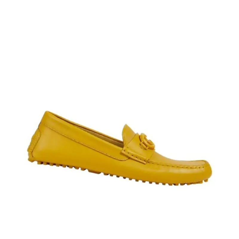 GUCCI Interlocking Casual Shoes Men's Yellow-1