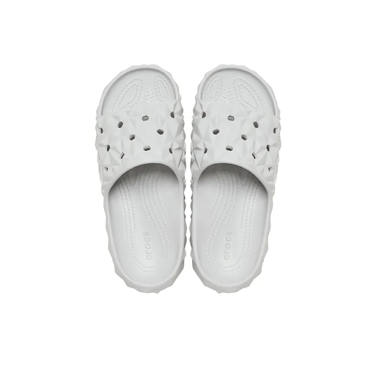 Crocs Classic Geometric Slides 'White'-3