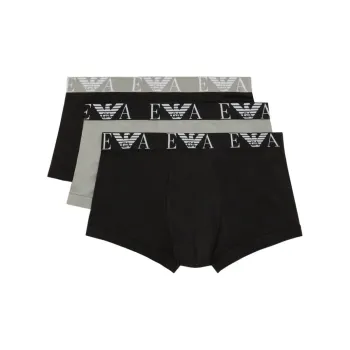 EMPORIO ARMANI Three pack Of Boxer Briefs With Bold Monogram Logo