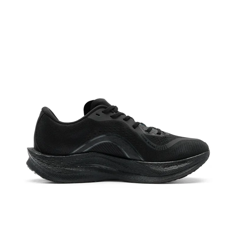QIAODAN Strong Winds 2.0 Cushioning Anti-Slip And Wear-Resistant Low-Top Running Shoes Men's Black Gray-1