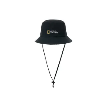 NATIONAL GEOGRAPHIC Nylon Polyester Bucket Hats Men's Black