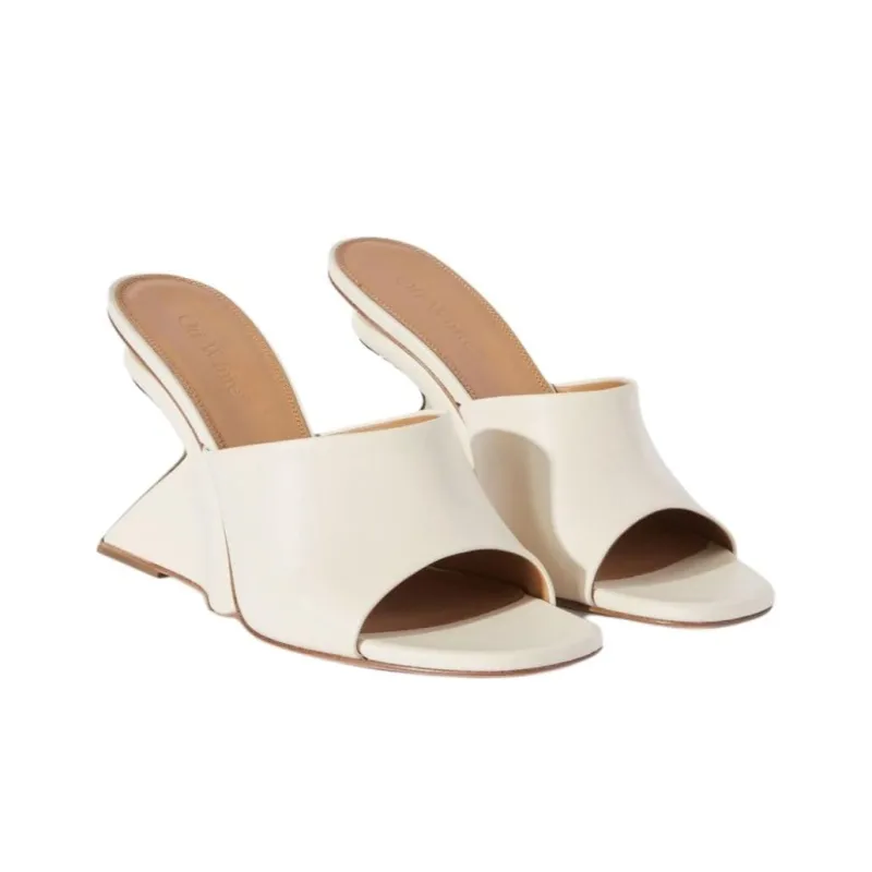 OFF WHITE Jug Wedge Mule White Women's-2