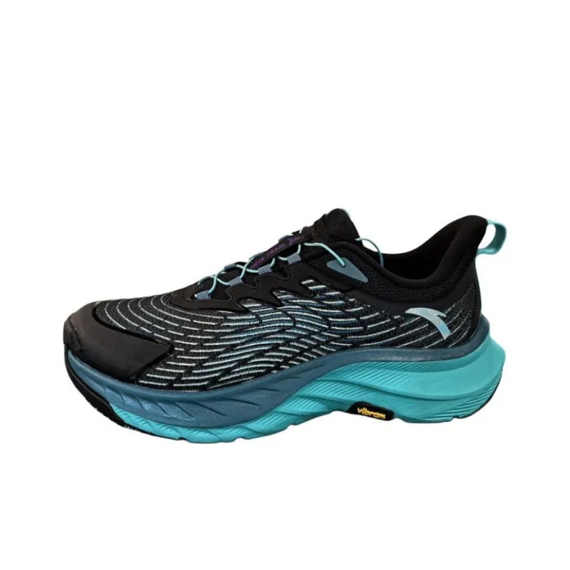 Anta Anti Slip Wear Resistant Low Top Hiking Shoes Men's Black Blue-0