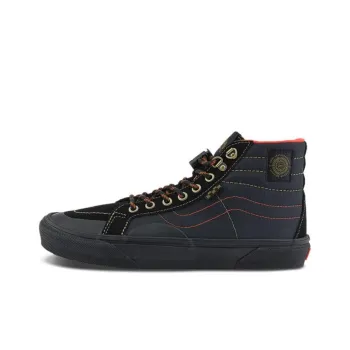 Sk8 Spitfire Wheels X Skate Vans Hi Reissue 'Black Flame'