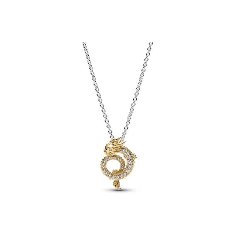 Pandora   Necklaces Women's Gold/Silver-0