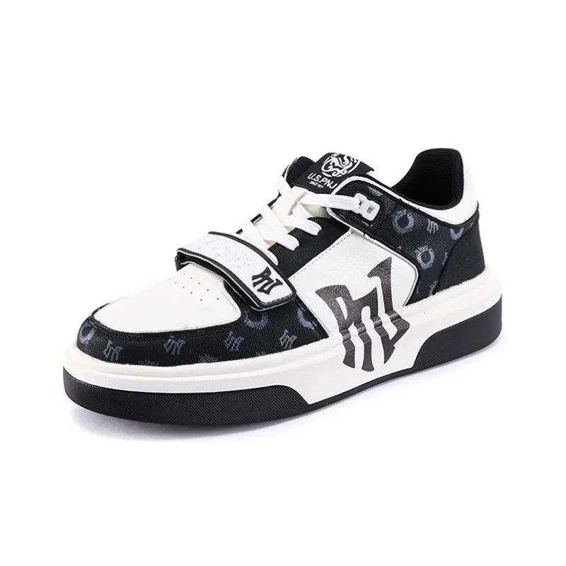 Pnj Slip Resistant Shock Absorbers With Abrasion Resistant Properties Low Top Skateboard Shoes Men's-1