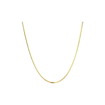 A.b.art 925 Sterling Silver 18K Gold Plated Necklaces Women's Gold Silver