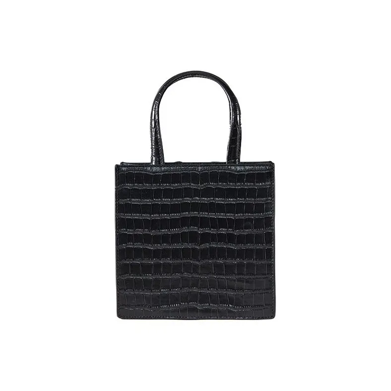 Self-portrait Cow Leather Small Square Bag Shoulder Bag Crossbody Bag Handbag Mini Women's Black-3