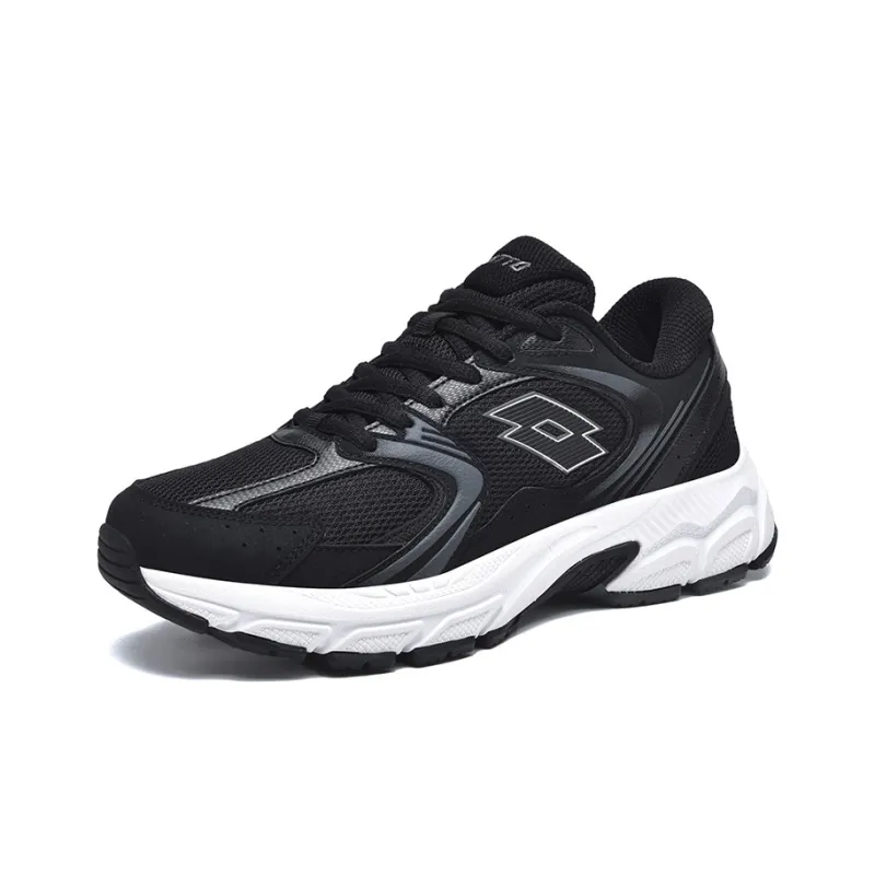 LOTTO Chunky Sneakers Women's Low Top Black/White-1
