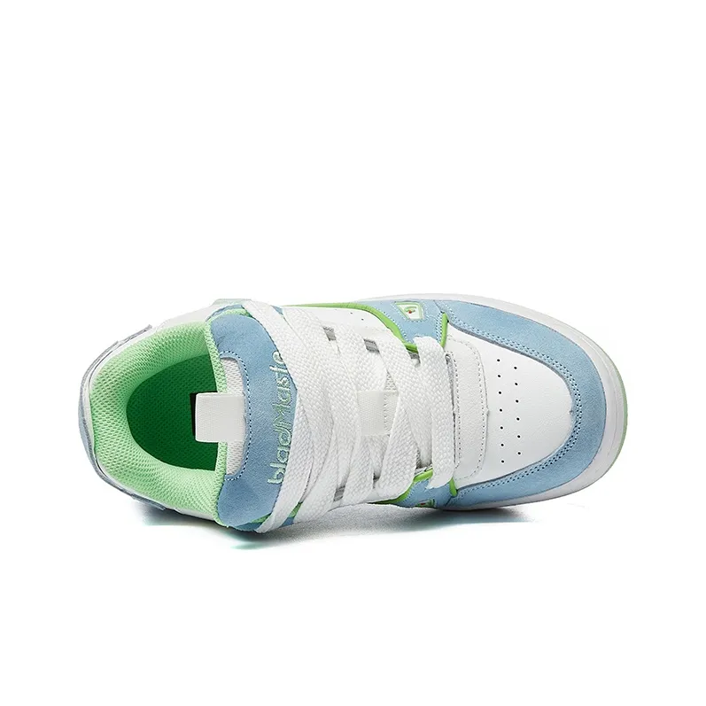 BladMaste Low Top Skateboard Shoes Unisex Rain Blue-2