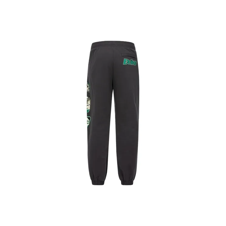 EVISU Casual Pants Men Charcoal Gray-1