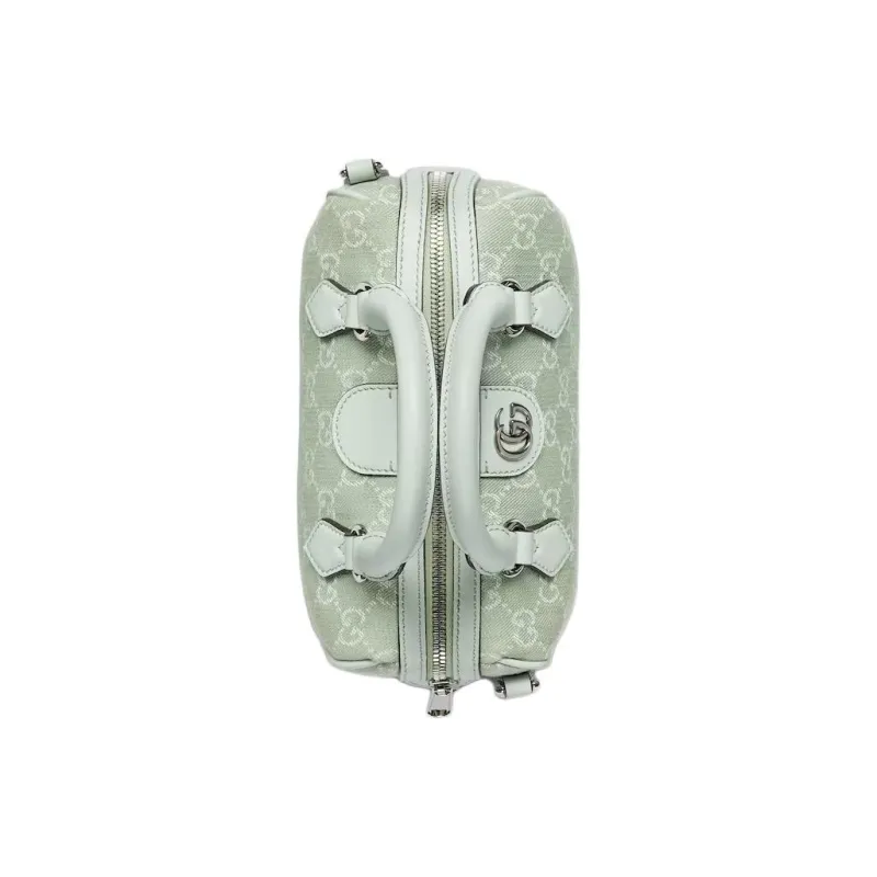GUCCI Ophidia Denim Handbag, Shoulder Bag, Crossbody Bag, Travel Bag Mini Women's Light Green-5