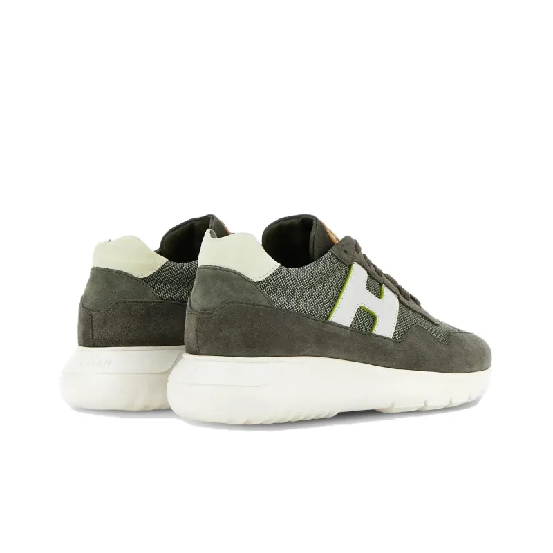 HOGAN Interactive Panelled Leather Sneakers-2