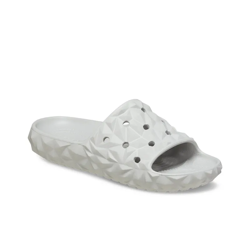 Crocs Classic Geometric Slides 'White'-2