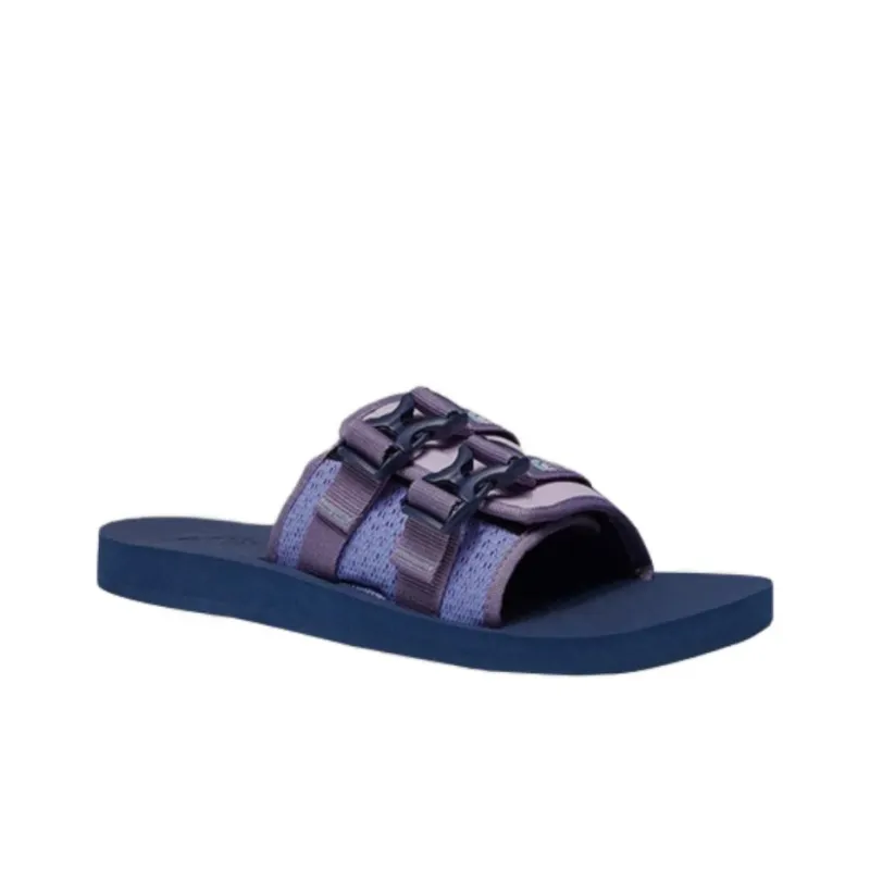 CLOT x THE NORTH FACE CLOT Rubber Sole Slide Slippers Men's Blue Purple-1