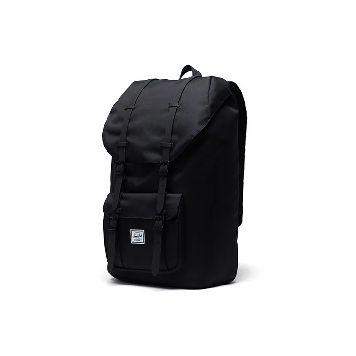 Herschel Polyester Travel Bag Gym Bag Storage Bag Backpack Unisex Black-1