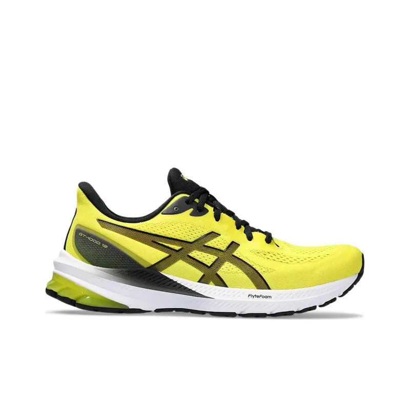 Asics GT-1000 12 Anti-Slip Wear-Resistant Low-Top Running Shoes Men's Yellow-1