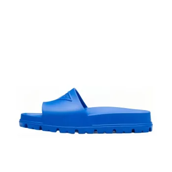 PRADA Rubber Slides Light Blue