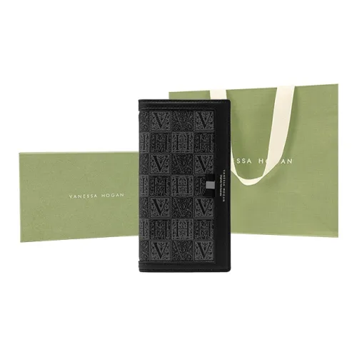 VANESSA HOGAN Monogram Wallets Black