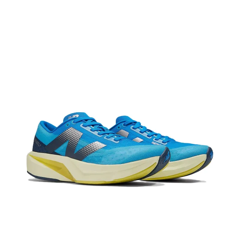 New Balance FuelCell Rebel V4 Spice Blue Limelight Women's-2