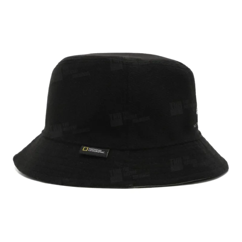 NATIONAL GEOGRAPHIC Rayon Acrylic Polyester Bucket Hats Women's Black-2