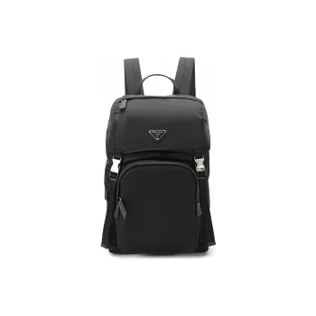 PRADA Re Nylon Recycled Nylon Backpack Men's Black