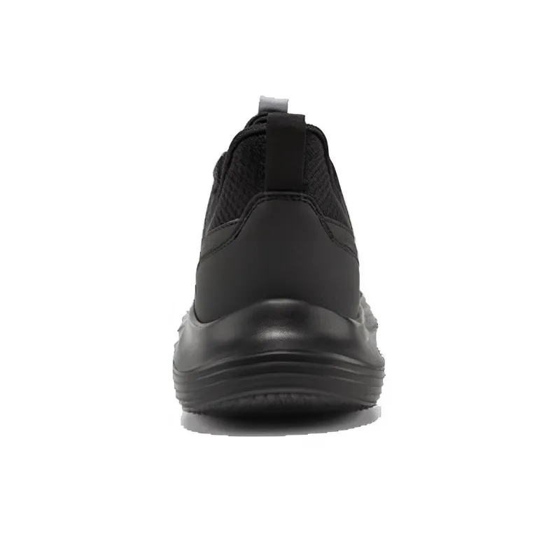 Erke Cushioned Anti Slip Wear Resistant And Water Resistant Low Top Casual Running Shoes Men's Jet Black-3