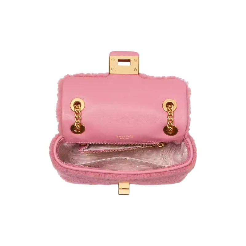 Kate Spade Evelyn Lambskin Shoulder Bag, Crossbody Bag Trumpets Women's Light Feather Pink-3
