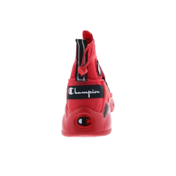 Champion Xg Rally Plus Slip-Resistant High-Top Casual Shoes Men's Red-5