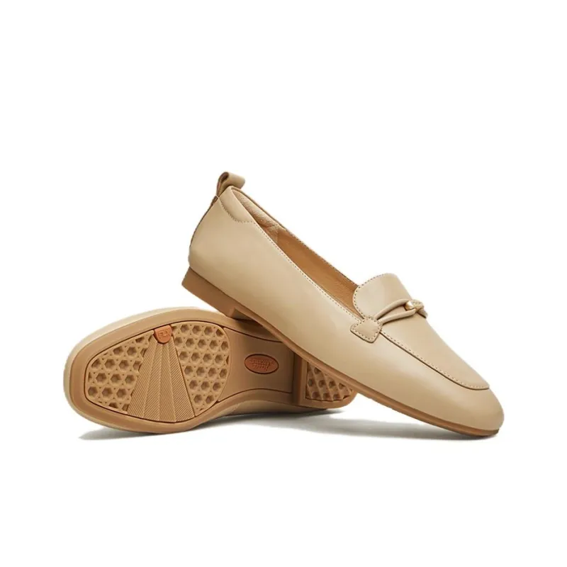 BATA Loafers Women's Solid Color-9