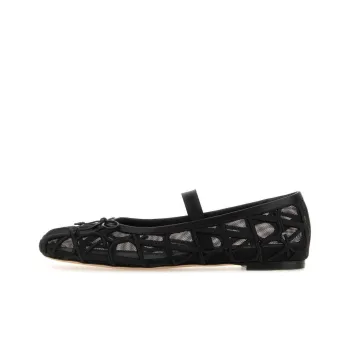 Valentino Toile Iconographe Bow Detailed Ballerina Shoes Women's
