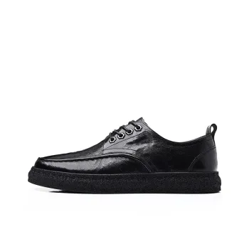 YEDANI Dress Shoes Men Low Top Black