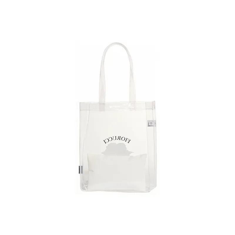 Adidas Originals FIORUCCI Collaboration TPU Tote Bag, Shopping Bag, Handbag, Shoulder Bag Unisex White-1