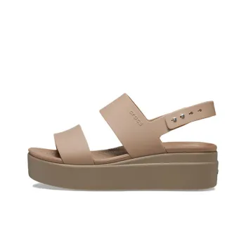 Crocs Strap Sandals Women's Light Khaki