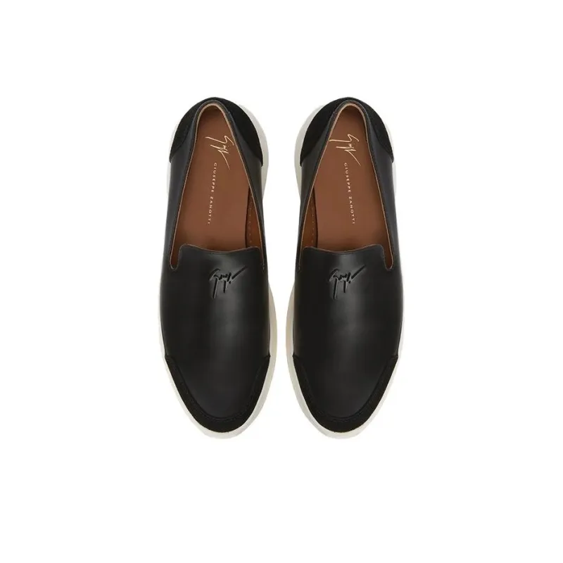 Giuseppe Zanotti Conley Logo lettering Loafers-4