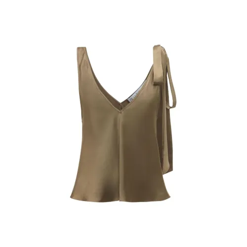 JW Anderson Tank Tops Women's Brown