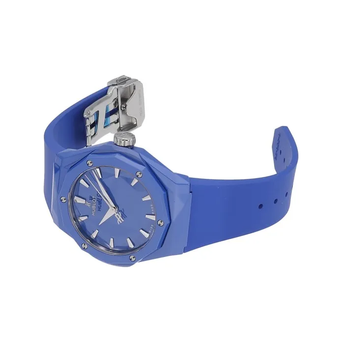 HUBLOT CLASSIC FUSION Collection Automatic Mechanical Movement Men's Watches Watch 40mm Blue Dial Ceramic Watch Case-2