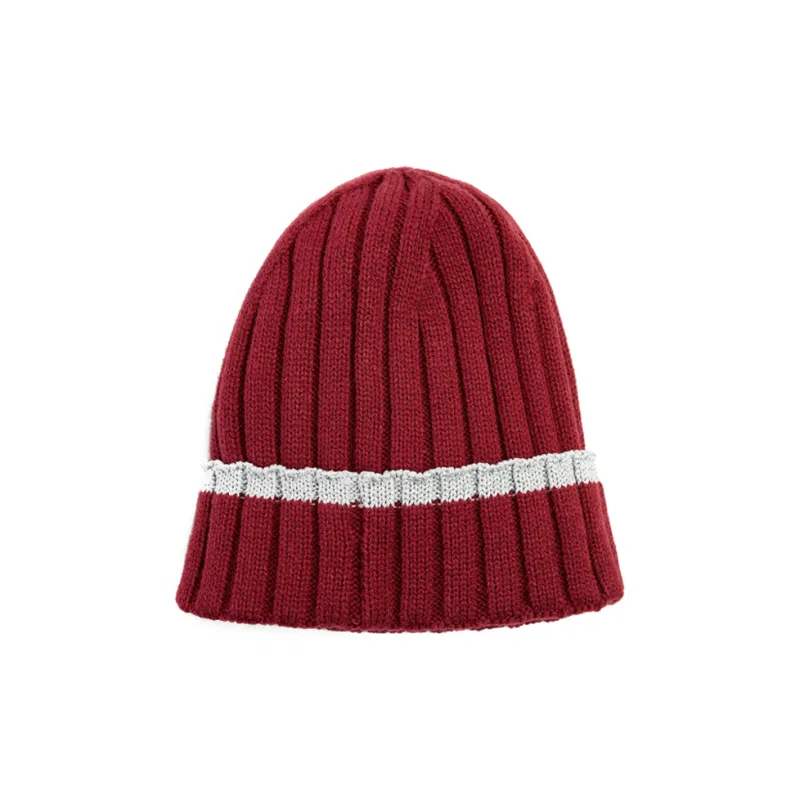 NAUTICA Acrylic Metal Beanies Men's Red-1