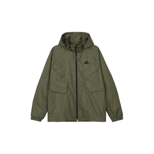 Adidas Jackets Men Rock Olive Green