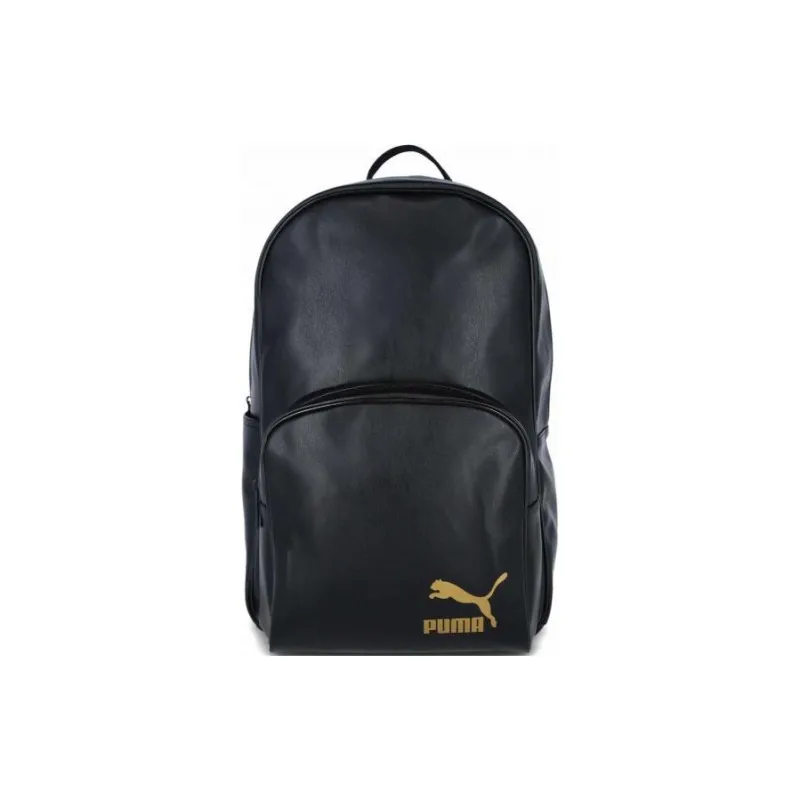 PUMA Leather Backpack Regular Unisex Pure Black-0