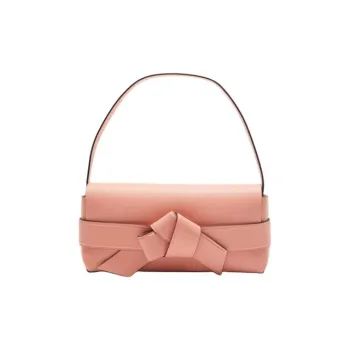 Acne Studios Calfskin Portable Handheld Shoulder Bag Women's Salmon Pink