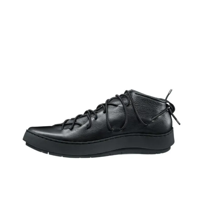 Trippen Low-Top Skateboard Shoes Men's Black-0