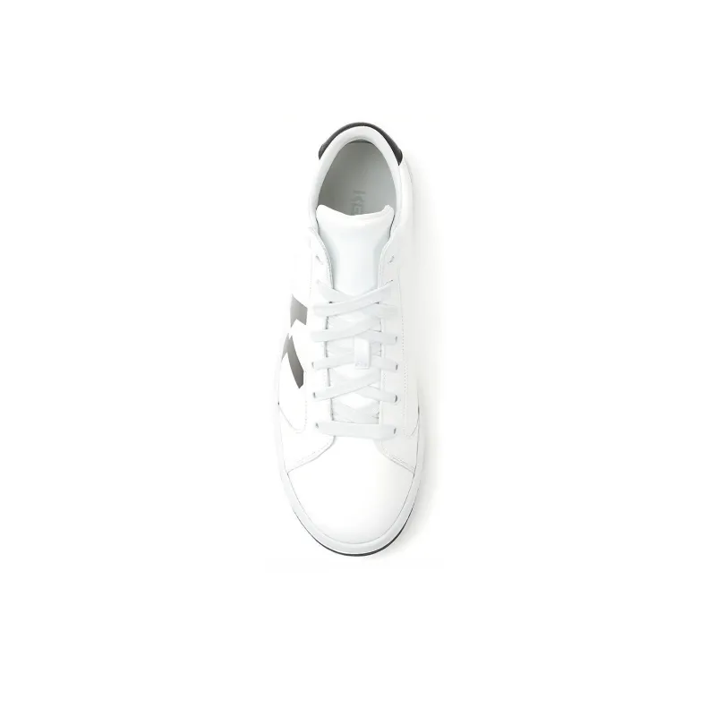 KENZO Kourt Wear-Resistant Slip-Resistant High-Top Casual Shoes Men's White-3