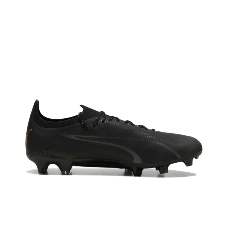 PUMA Ultra Ultimate AG Short Rubber Studs FG Long Rubber Studs Anti Slip Wear Resistant Soccer Shoes Unisex Black-1