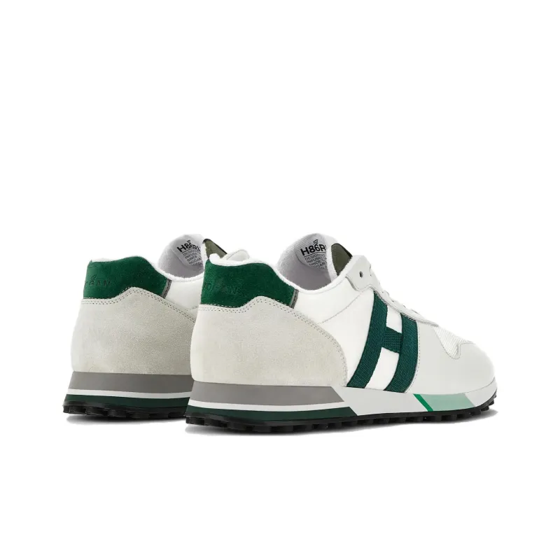 HOGAN Logo-Patch Round Toe Sneakers-2