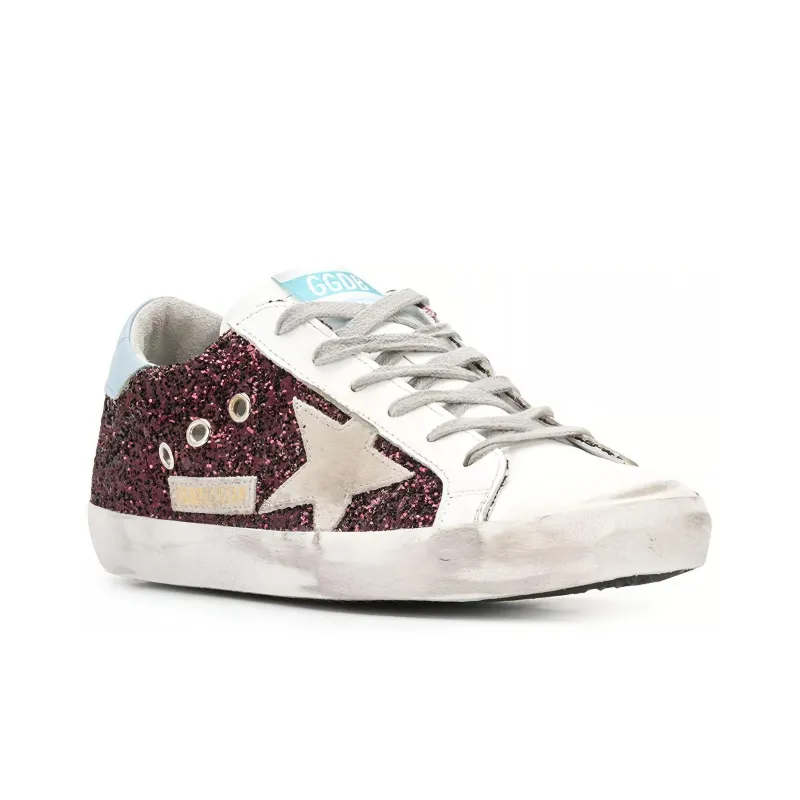Golden Goose Super Star Stylish Skateboarding Shoes Women's Red-2