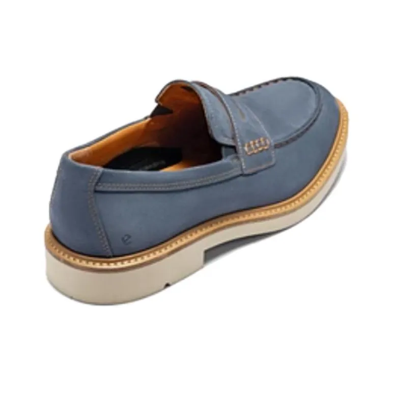 Ecco Loafers Men Blue-4