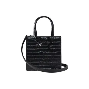 Self-portrait Cow Leather Small Square Bag Shoulder Bag Crossbody Bag Handbag Mini Women's Black